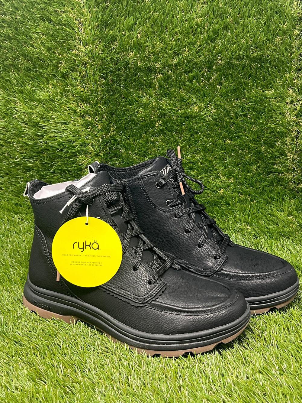 Ryka Women's 8Wide Belfast Water-Repellent Black Bootie